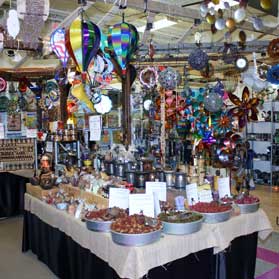 J.A.B. Zimmerman Specializing in crystal holograms, spinners, crystal holograms, magnetic jewelry at the Walnut Creek Amish Flea Market in Ohio